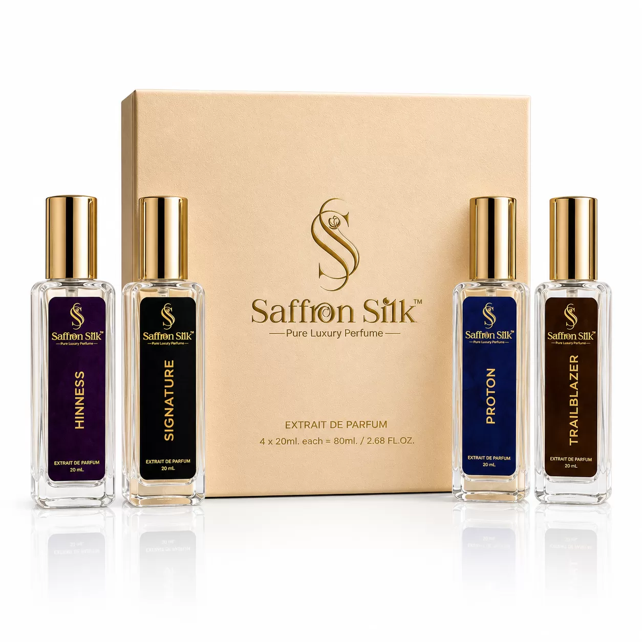 Saffron Silk Luxury Discovery Set (4 x 20ml)